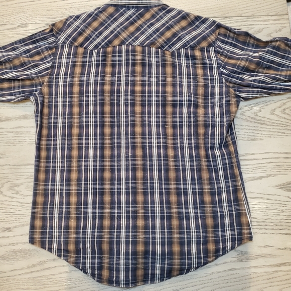 Wrangler Retro Pearl Snap Button Down Western Wear - Picture 6 of 8
